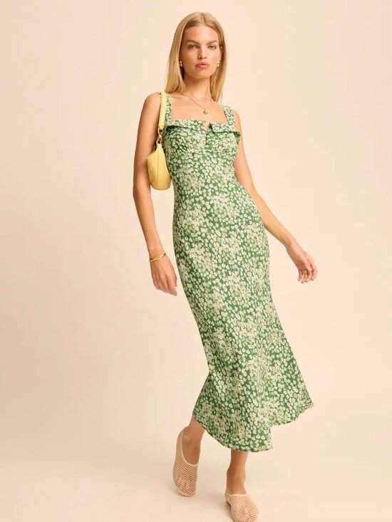 Reformation Dresses & Skirts - Reformation Tancy Dress Green - Size 4